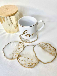 Wholesale <b>Christmas</b> Decorative Bone Inlay <b>Coaster</b> Customized OEM ODM Tea Drinks Display Resin <b>Placemats</b> Classic for Wine - Product Image 2