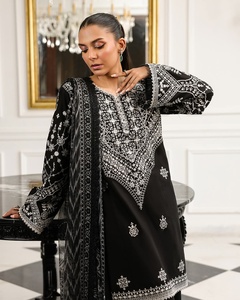 2025-2026 vestido de trabajo Formal moderno de calidad impresionante para mujer último algodón Salwar Kameez para fiesta 01011 - Product Image 4