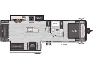 EN PARFAIT ÉTAT 2027 Key-stone Coleman Legacy 2950RL - Product Image 3