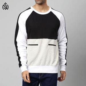 สเวตเตอร์แบบสวมหัวของผู้ชายเสื้อสเวตเตอร์แบบเรียบสำหรับวัยรุ่นปรับแต่งได้สไตล์ใหม่ขายส่ง - Product Image 1