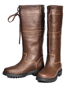 รองเท้าหนังขี่ม้าขี่ม้าสไตล์คันทรี่ - Product Image 4