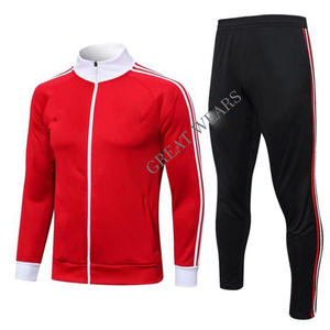 Survêtement de football à col montant, en coton et élasthanne, pour hommes, coupe oversize, haute qualité, avec logo personnalisé, OEM, vente en gros - Product Image 3