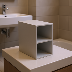 Juego de Baño Vieste con Mueble Suspendido de Base Abierta en Gris Perla de 30 cm - Product Image 3