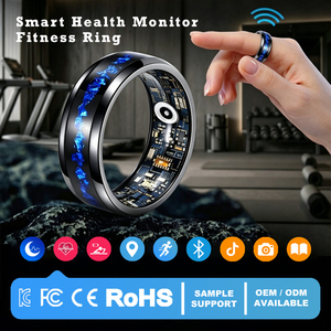 Anillo Inteligente, Iridiscente Natural, Resistente al Agua 10ATM, Monitor de Salud, Contador de Pasos y Frecuencia Cardíaca, Nuevo Modelo 2026 - Product Image 1