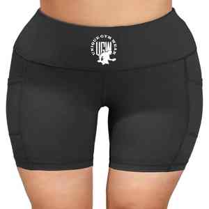 ชุดออกกำลังกายสุดพิเศษ คุณภาพสูง กางเกงขาสั้นกีฬาเอวสูง ระบายอากาศได้ดี สำหรับผู้หญิง ใส่เล่นกีฬา โยคะ ปั่นจักรยาน วิ่ง มีกระเป๋าข้าง - Product Image 3