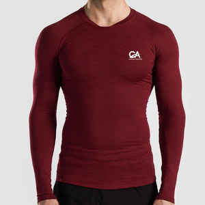 New Design <b>Compression</b> <b>Shirts</b> for Adult Boys With Short Raglan Sleeves Customized Rash Guards Blank Sleeve Made in Pakistan 2025 - Product Image 1