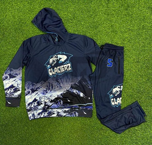 Ropa deportiva Diseña tus propios calentadores de sublimación Sublimación transpirable Hombres Warmup Jogging Sets - Product Image 4