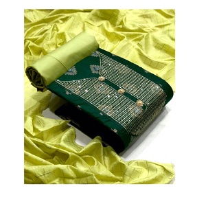 Robe de costume en coton et Polyester de qualité supérieure avec broderie dans divers designs pour la vente à l'exportation à bas prix - Product Image 1