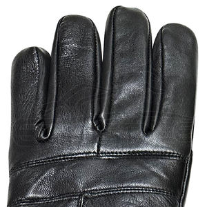 Gants en cuir de mouton noir, doublure isolante résistante, approvisionnement en vrac, OEM, gants d'hiver pour hommes pour temps froid - Product Image 4