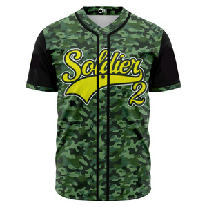 Camiseta de béisbol unisex personalizada, color personalizado, cuello en V, secado rápido, manga corta, 100% poliéster, nombre del equipo personalizado, logotipo frontal - Product Image 4