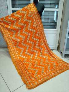 2026 Luxury Antique Handmade Silk <b>Shawl</b> New Design Heavy Mirror Work <b>Embroidered</b> <b>Shawl</b> Printed Ethnic Style for Women - Product Image 3