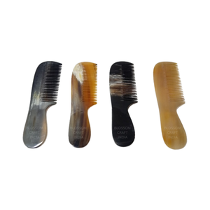 Peigne en corne biologique de qualité supérieure, best-seller, peigne de toilettage pour cheveux naturel fait à la main, fournisseur en gros, durable - Product Image 1