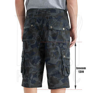 Short cargo uni pour extérieur, longueur genou, short cargo 100% coton confortable pour hommes pour logo personnalisé, meilleur vendeur - Product Image 6