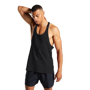 เสื้อกล้ามออกกำลังกายในยิมของผู้ชายเสื้อกล้ามคอตตอนระบายอากาศได้ดีเสื้อกล้ามออกกำลังกายแบบถักสไตล์ลำลองสำหรับเพาะกาย - Product Image 1