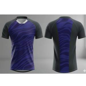 Camiseta Deportiva de Cuello en V para Mujer, Gama Elite de Pangujarat, en Tela Cooltech con Estampados Personalizados de Nombre de Jugador y Número de Equipo - Product Image 3