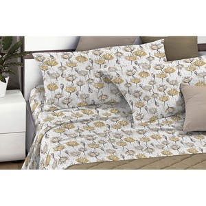 ชุดเครื่องนอนผ้าฝ้ายแท้พิมพ์ลายปลอกหมอน2ใบขนาดพอดีแบบอิตาลี - Product Image 4