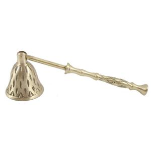 Extincteur de bougie en laiton nickelé au design simple - Product Image 3