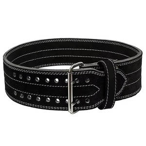 เข็มขัดหนังแบบง่ามยกน้ำหนักสำหรับทั้งชายและหญิงพร้อมหัวเข็มขัดโลโก้ออกแบบได้ตามต้องการ - Product Image 2