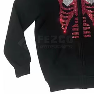 Customized Top Quality Factory Made Men <b>Rhinestone</b> <b>Hoodies</b> New Design Wholesale Rate <b>Rhinestone</b> <b>Hoodies</b> - Product Image 4