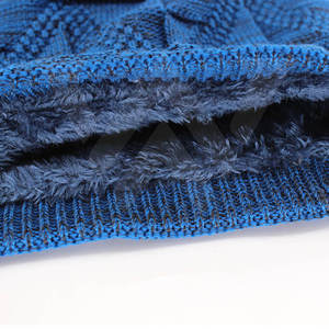 Venta al por mayor desgaste Beanie Unisex invierno cálido tejido acrílico liso personalizado Streetwear hombres Beanie gorras para hombres - Product Image 6