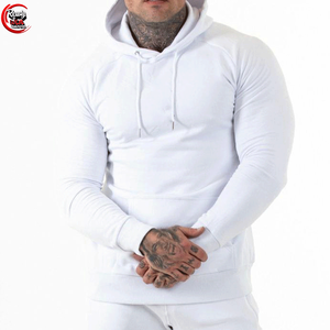 Sweat à capuche en éponge française 100% coton de luxe pour hommes Logo imprimé personnalisé surdimensionné col à capuche vêtements d'hiver teints unis - Product Image 1