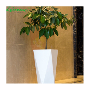 <span class=keywords><strong>Pot</strong></span> de fleurs géométrique en plastique pour décoration intérieure et jardin, grand <span class=keywords><strong>pot</strong></span> de plantation pour arbres et plantes - Product Image 1