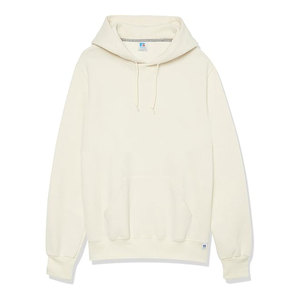 เสื้อฮู้ดดี้โอเวอร์ไซส์สีพื้นผ้าฟลีซปักลาย ตกไหล่ ทรงหลวม หนานุ่ม สไตล์สตรีทแวร์ ยูนิเซ็กส์ ผ้าฝ้าย 100% - Product Image 2