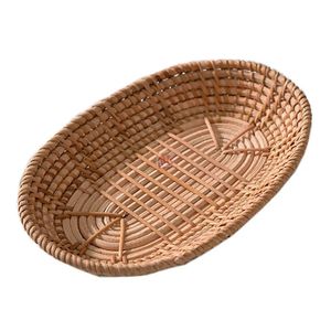 Cesta de pan de ratán blanco Cestas de almacenamiento Cesta de jacinto de agua Bandeja DE SERVICIO DE Vietnam - Product Image 2