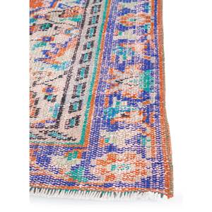 Tapis en laine noués à la main de grande taille, style vintage, motif médaillon rouge et orange, pour salon ou couloir - Pae-2674 - Product Image 4