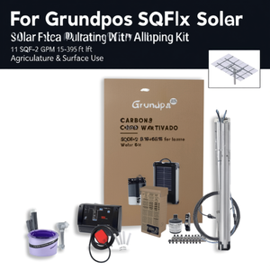 Kit de pompage solaire SQFlex 11 SQF-2 haute pression 10-13 GPM, hauteur de refoulement 15-395 pieds pour l'agriculture et l'utilisation en surface - Product Image 2