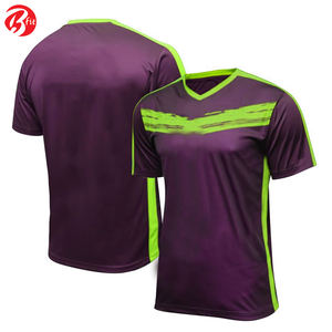 Camiseta de Fútbol Personalizada con Cuello Redondo y Logotipo para Adultos, 100% Poliéster, Secado Rápido, Ligera, Ropa Deportiva de Entrenamiento, Corte Automatizado - Product Image 3