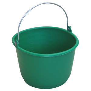 Secchio graduato in plastica da 18 litri - Verde - Product Image 1