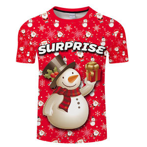 T-shirt de Noël 100% coton pour hommes-Impression numérique à séchage rapide Style vintage Couleurs et tailles personnalisables - Product Image 5