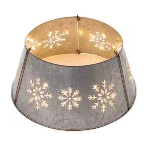 กระโปรงแบบมีปกตั้งสำหรับต้นคริสต์มาสทำจากโลหะอุปกรณ์เสริมสำหรับวันหยุดที่คอเสื้อ - Product Image 4