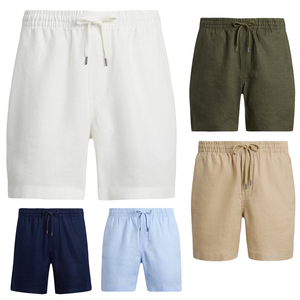 กางเกงขาสั้นลำลองผู้ชายแบบอ็อกซ์ฟอร์ดผ้าตาข่าย 100% ผ้าฝ้าย ทนทาน ระบายอากาศ แห้งเร็ว ป้องกันรังสียูวี เหมาะสำหรับออกกำลังกาย ฟิตเนส รับสกรีนโลโก้ - Product Image 5