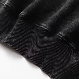 High Street Sun Fade Oversized Vintage Cotton Pullover Acid Wash Hoodie Tallas grandes Sudaderas con capucha para hombre Sudaderas - Product Image 4