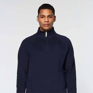 Sudadera con cremallera de cuarto para hombre, conjunto de pantalones cortos azul claro, chándal transpirable de entrenamiento al aire libre Atlético informal para hombre - Product Image 2