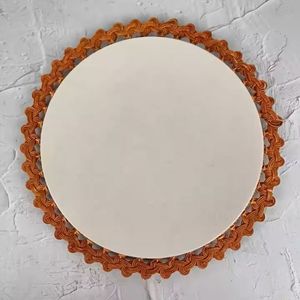 Assiette de présentation en rotin durable faite à la main Vaisselle écologique décorative légère et durable parfaite pour les repas et les événements - Product Image 4