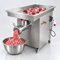Machine à hacher la viande électrique, hachoir à viande, hachoir commercial en acier inoxydable, équipement de cuisine commercial, hachoir