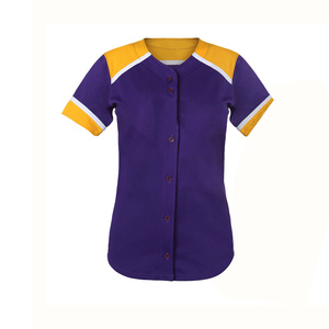 Conjunto de uniforme de béisbol personalizado de alto rendimiento para mujer, camiseta para deportes al aire libre para adultos, ropa de equipo elegante transpirable con personalizado - Product Image 2