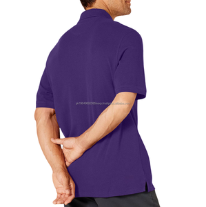 Polo de algodón 100% para hombre, transpirable, de secado rápido, antiarrugas, antipilling, anticontracción, respetuoso con el medio ambiente - Product Image 2