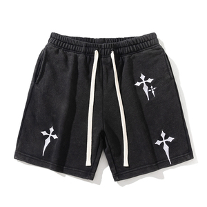 2024 été personnalisé brodé croix shorts décontractés hommes et femmes shorts de sport amples CustomMade Casual unisexe Shorts - Product Image 5
