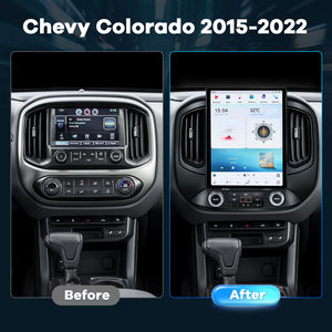 Autoradio con Schermo da 12,1 Pollici, Lettore DVD, Snapdragon665 per Chevrolet Colorado 2015-2022, Stile <span class=keywords><strong>Tesla</strong></span>, Wireless <span class=keywords><strong>Auto</strong></span> 4+64GB, Carplay GPS - Product Image 1