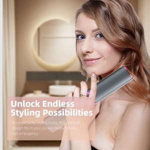 Customized Cordless Rechargeable <strong>Hair</strong> Straightening Trending Shiny Mini Wireless Ceramic Titanium <strong>Hair</strong> Iron <strong>Straightener</strong> - Product Image 2
