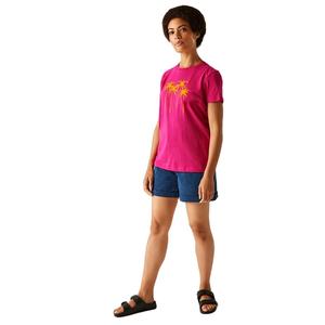 100% algodón pesado grueso transpirable Camisetas cuello redondo longitud manga corta Camisetas personalizadas para mujeres - Product Image 5