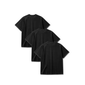เสื้อยืดแร็กแลนวินเทจ R32 แพ็ค 3 ตัว 220GSM ผ้าเจอร์ซีย์ออร์แกนิค GOTS พิมพ์โลโก้แบบสกรีนตามสั่งบนเสื้อเปล่า - Product Image 1