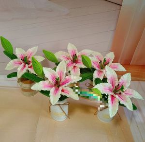 Conteneur à fleurs en crochet tricoté à la main, motif rose, fantaisie, améthyste, cadeau de pendaison de crémaillère, décoration intérieure, bonsaï, abordable et adorable - Product Image 5