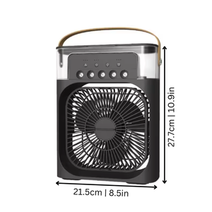 Ventilateur Rafraîchisseur d'Air Électrique Portable et Humidificateur Alimenté par Courant Alternatif pour un Confort Tout-en-un à Domicile (Fonction de Refroidissement Uniquement) - Product Image 2