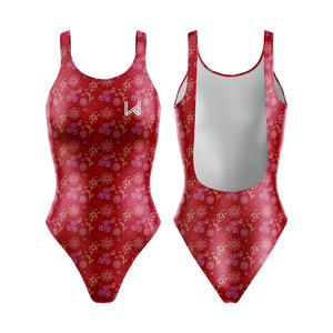 Traje de Baño Bikini Personalizado de Alta Calidad para Mujer, Escote Redondo, Estampado Floral en la Espalda, Ecológico - Product Image 6
