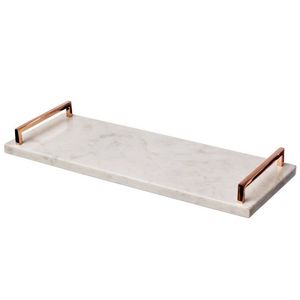 Bandeja Decorativa de Mármol para Hogares Minimalistas que Ofrece Almacenamiento Práctico y un Aspecto Visual Sofisticado en Cualquier Habitación - Product Image 1